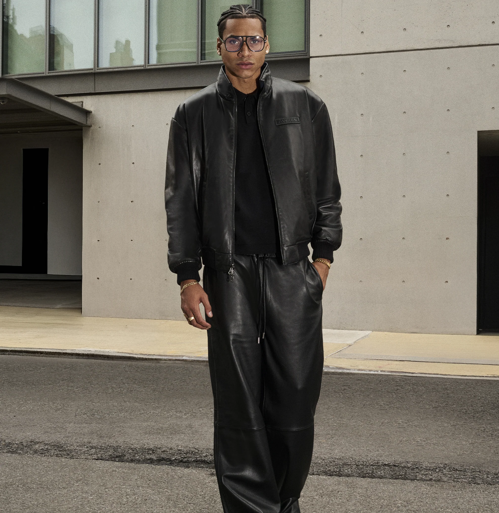 REVERSIBLE NAPPA LEATHER TRACK JACKET - Image 20